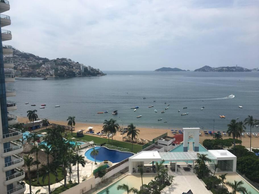 Luxury Apartment In Front Of Acapulco Beach Dış mekan fotoğraf